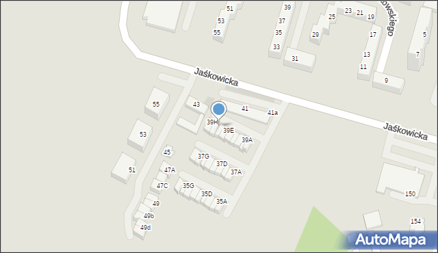 Tychy, Jaśkowicka, 39G, mapa Tychów