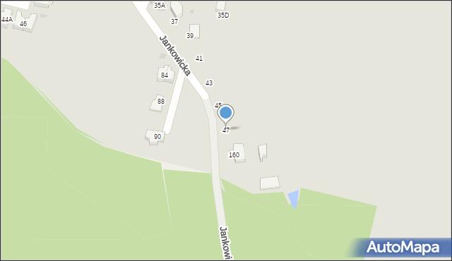 Tychy, Jankowicka, 47, mapa Tych&oacute;w