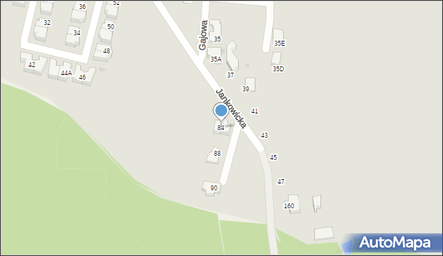 Tychy, Jankowicka, 84, mapa Tychów