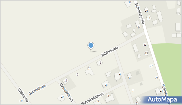 Uciechów, Jabłoniowa, 6, mapa Uciechów