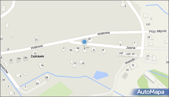 Wadowice, Jasna, 4, mapa Wadowice