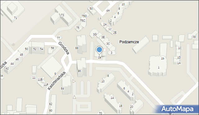 Wałbrzych, Jana Pawła II, 1a, mapa Wałbrzycha