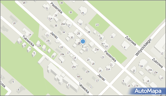 Warszawa, Jamki, 24, mapa Warszawy