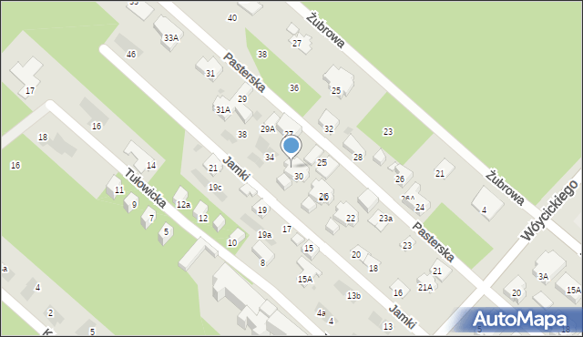 Warszawa, Jamki, 32, mapa Warszawy