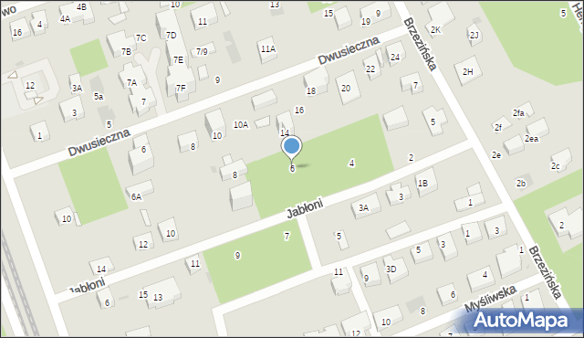 Warszawa, Jabłoni, 6, mapa Warszawy