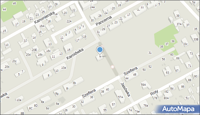 Warszawa, Jasówka, 7, mapa Warszawy