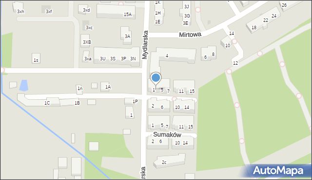 Warszawa, Jankowskiego Edmunda, 3, mapa Warszawy