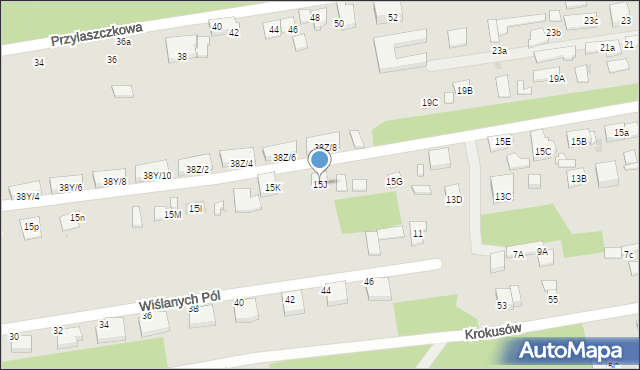 Warszawa, Jachowicza Stanisława, 15J, mapa Warszawy