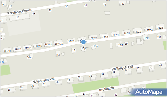 Warszawa, Jachowicza Stanisława, 15p, mapa Warszawy