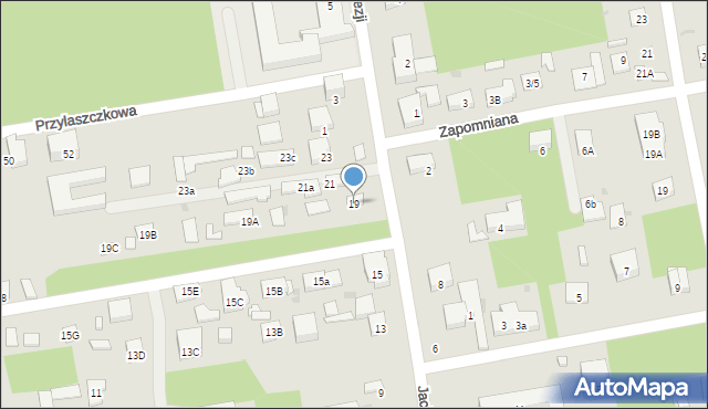 Warszawa, Jachowicza Stanisława, 19, mapa Warszawy