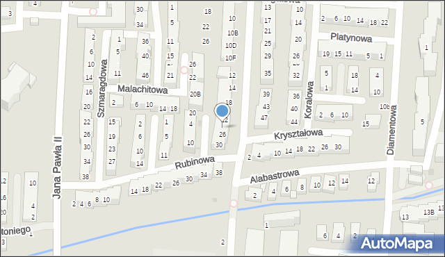 Warszawa, Jaspisowa, 24, mapa Warszawy
