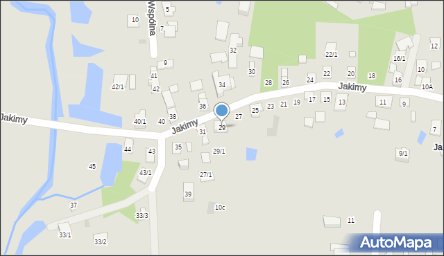 Wasilków, Jakimy, 29, mapa Wasilków