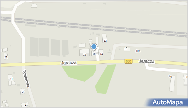 Węgorzewo, Jaracza Stefana, 16, mapa Węgorzewo