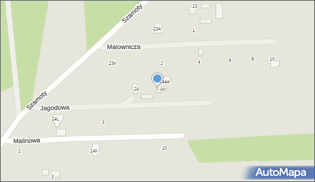 Węgrów, Jagodowa, 3, mapa Węgrów