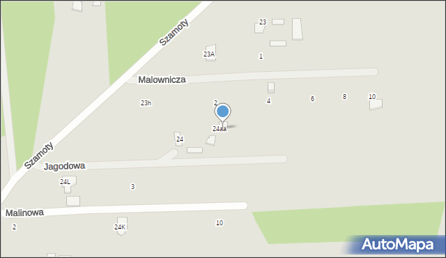 Węgrów, Jagodowa, 3a, mapa Węgrów