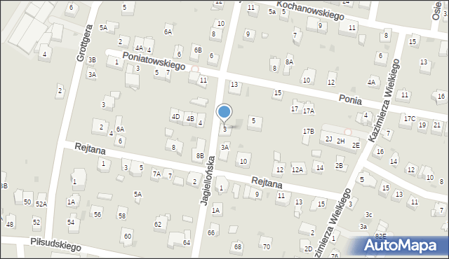 Wieliczka, Jagiellońska, 3, mapa Wieliczka