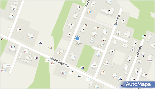 Wieliszew, Jarzębinowa, 2a, mapa Wieliszew