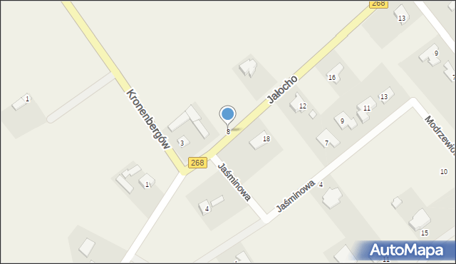 Wieniec, Jałocho Romana, ks., 8, mapa Wieniec