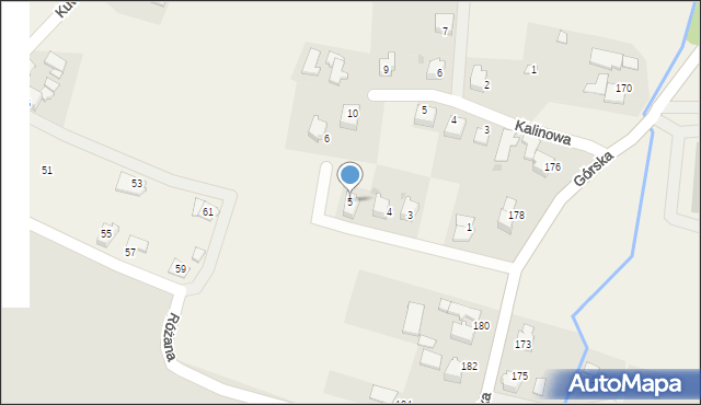 Wieprz, Jasna, 5, mapa Wieprz