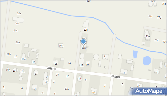 Wilcza Góra, Jasna, 12a, mapa Wilcza Góra