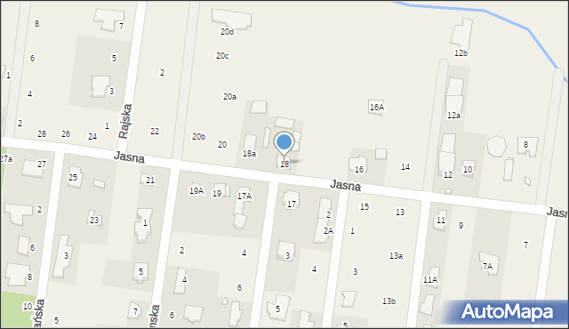 Wilcza Góra, Jasna, 18, mapa Wilcza Góra