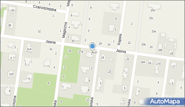 Wilcza Góra, Jasna, 27, mapa Wilcza Góra