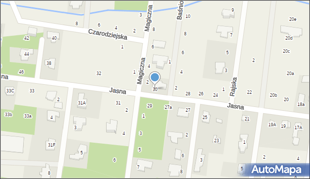 Wilcza Góra, Jasna, 30, mapa Wilcza Góra