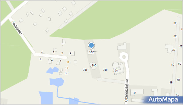 Wilcza Góra, Jasna, 36C, mapa Wilcza Góra