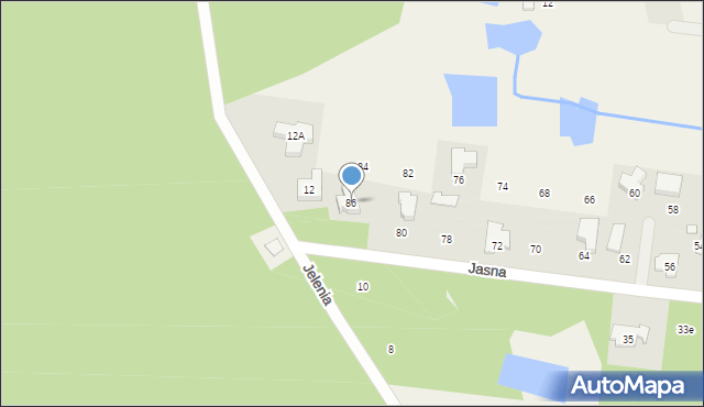 Wilcza Góra, Jasna, 86, mapa Wilcza Góra
