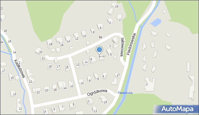 Wisła, Jałowcowa, 7, mapa Wisła