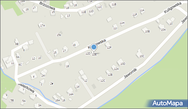 Wisła, Jawornik, 12E, mapa Wisła