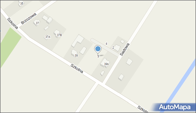 Wiślinka, Jabłoniowa, 3, mapa Wiślinka