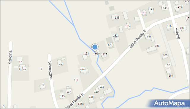 Witanowice, Jana Pawła II, 125, mapa Witanowice