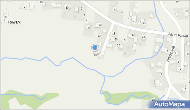 Witanowice, Jana Pawła II, 16, mapa Witanowice