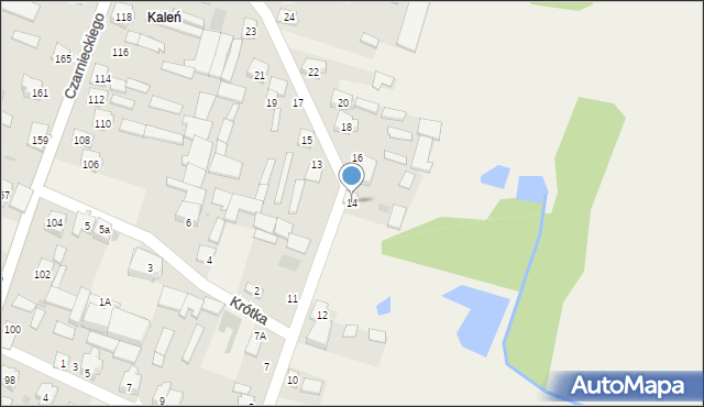 Wizna, Jana Pawła II, 14, mapa Wizna