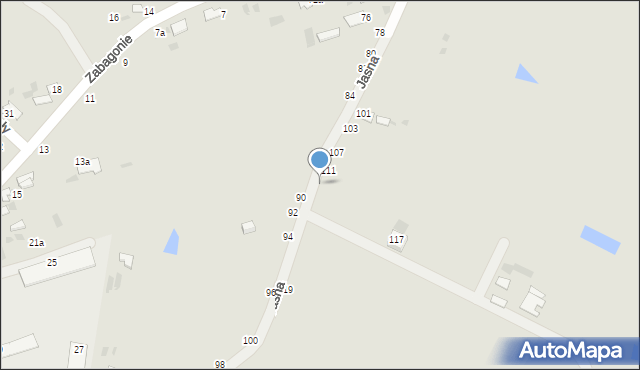 Włodawa, Jasna, 115, mapa Włodawa