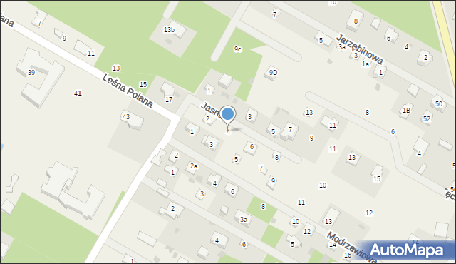 Włodzimierzów, Jasna, 4, mapa Włodzimierzów