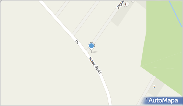 Wojciechów, Jagodowa, 2, mapa Wojciechów