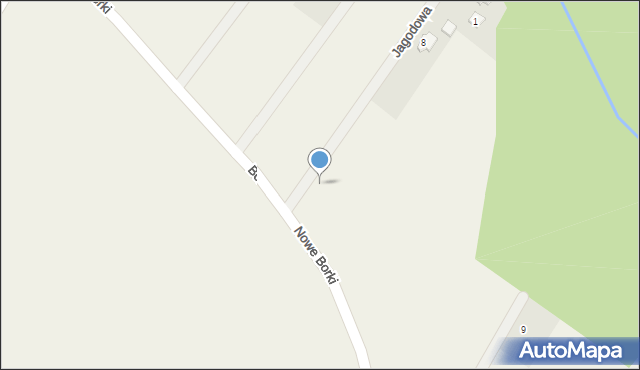 Wojciechów, Jagodowa, 2a, mapa Wojciechów