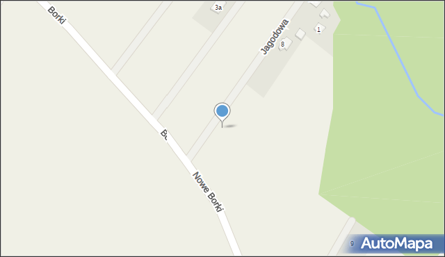 Wojciechów, Jagodowa, 2b, mapa Wojciechów