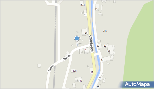 Wojcieszów, Jasna, 2, mapa Wojcieszów