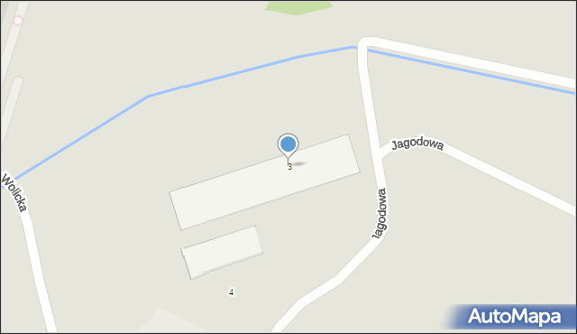 Wojnicz, Jagodowa, 3, mapa Wojnicz