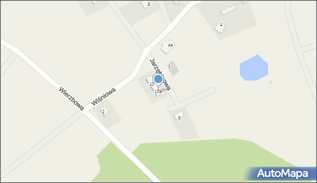 Wójtowo, Jarzębinowa, 10a, mapa Wójtowo
