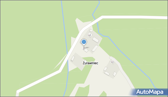 Wola Gałecka, Janki, 13, mapa Wola Gałecka