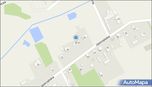 Wola Krakowiańska, Jastrzębska, 37, mapa Wola Krakowiańska