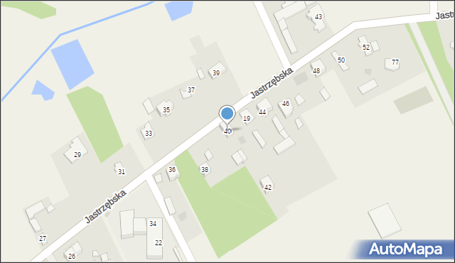 Wola Krakowiańska, Jastrzębska, 40, mapa Wola Krakowiańska