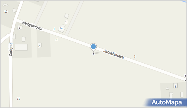 Wola Wągrodzka, Jarzębinowa, 6, mapa Wola Wągrodzka