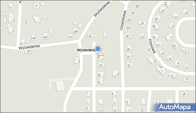 Wolbrom, Jabłoniowa, 12, mapa Wolbrom