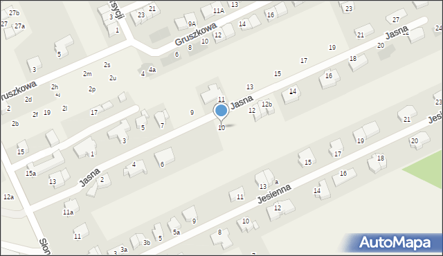 Wołczkowo, Jasna, 10, mapa Wołczkowo