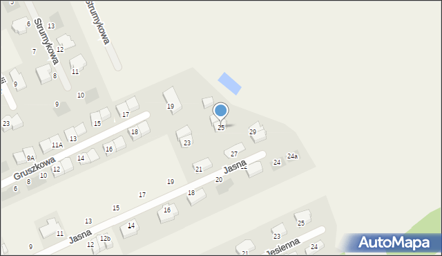 Wołczkowo, Jasna, 25, mapa Wołczkowo